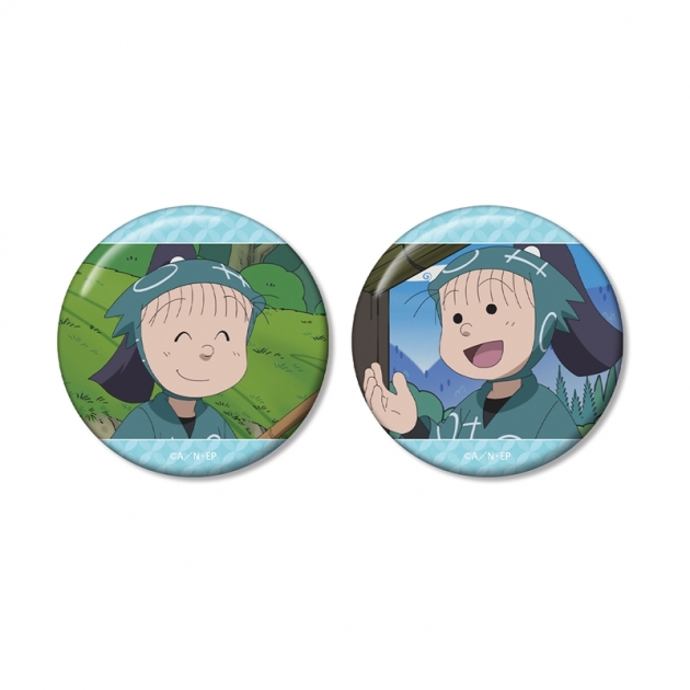 【グッズ-バッチ】忍たま乱太郎 夢前三治郎 場面写缶バッジ2個セット
