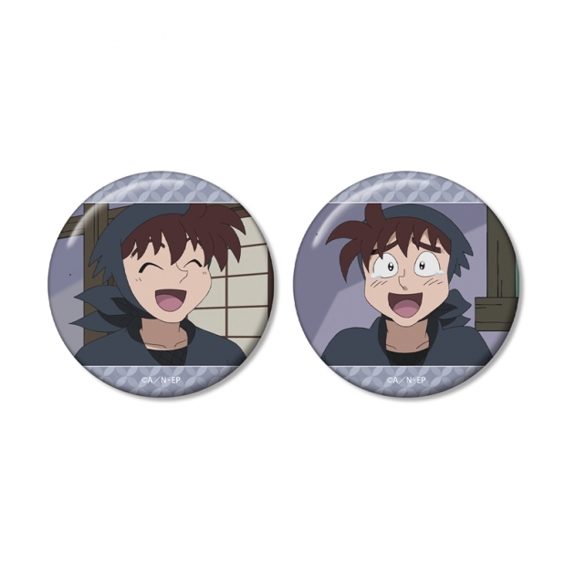 【グッズ-バッチ】忍たま乱太郎 土井半助 場面写缶バッジ2個セット
