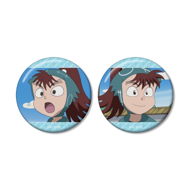 【グッズ-バッチ】忍たま乱太郎 黒門伝七 場面写缶バッジ2個セット
