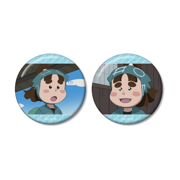【グッズ-バッチ】忍たま乱太郎 上ノ島一平 場面写缶バッジ2個セット
