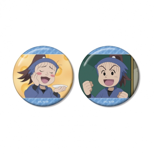 【グッズ-バッチ】忍たま乱太郎 川西左近 場面写缶バッジ2個セット

