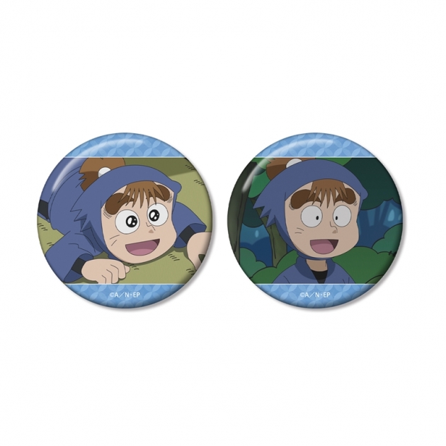 【グッズ-バッチ】忍たま乱太郎 能勢久作 場面写缶バッジ2個セット
