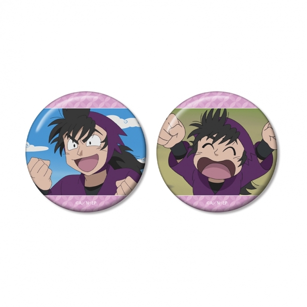 【グッズ-バッチ】忍たま乱太郎 浜 守一郎 場面写缶バッジ2個セット
