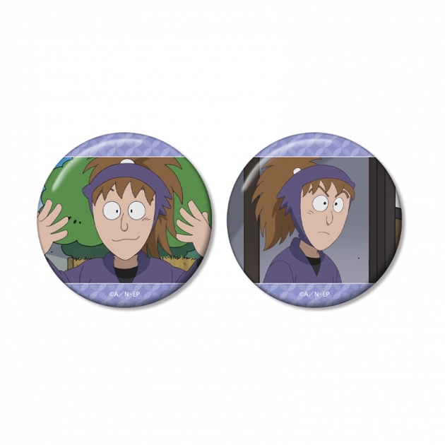 【グッズ-バッチ】忍たま乱太郎 鉢屋三郎 場面写缶バッジ2個セット
