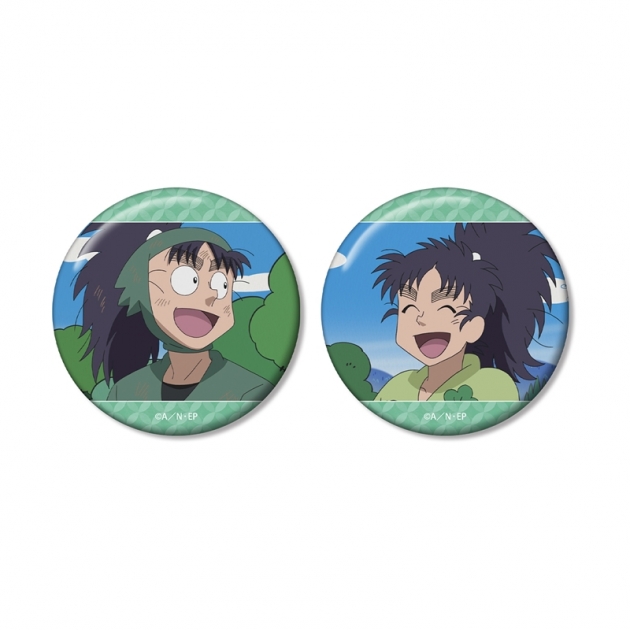 【グッズ-バッチ】忍たま乱太郎 七松小平太 場面写缶バッジ2個セット
