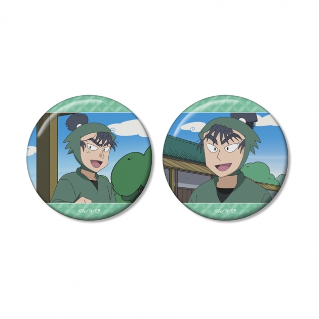 【グッズ-バッチ】忍たま乱太郎 食満留三郎 場面写缶バッジ2個セット
