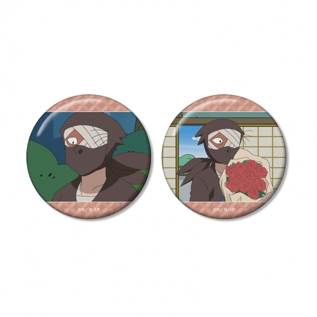 【グッズ-バッチ】忍たま乱太郎 雑渡昆奈門 場面写缶バッジ2個セット
