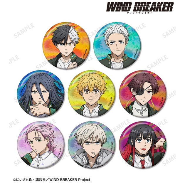 【グッズ-バッチ】TVアニメ『WIND BREAKER』 トレーディングオーロラ缶バッジ
