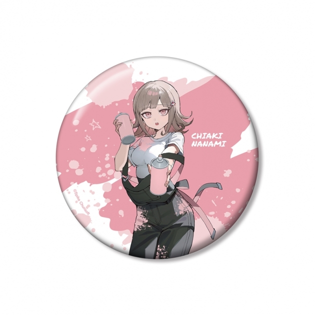 【グッズ-バッチ】ダンガンロンパシリーズ さくしゃ2さんイラスト 七海千秋 ペイントスタイルver. 100mm缶バッジ
