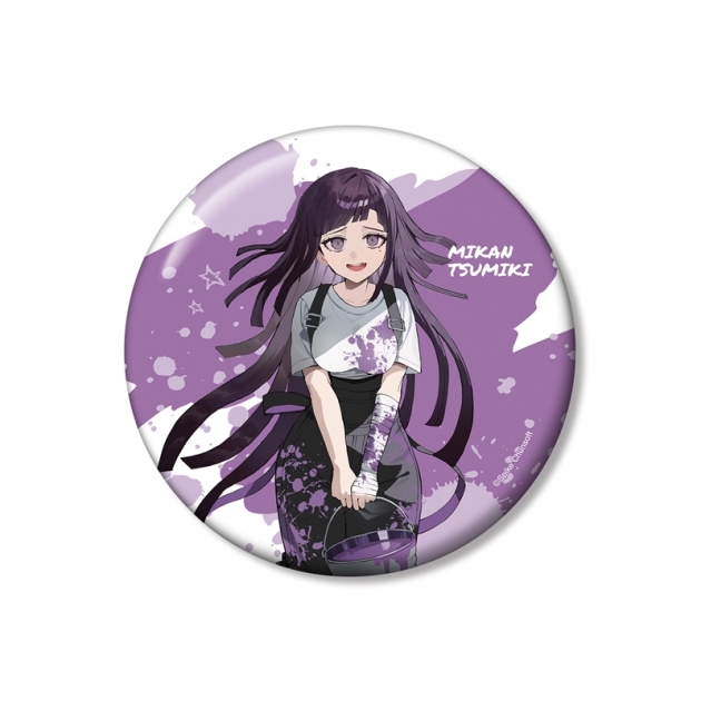 【グッズ-バッチ】ダンガンロンパシリーズ さくしゃ2さんイラスト 罪木蜜柑 ペイントスタイルver. 100mm缶バッジ
