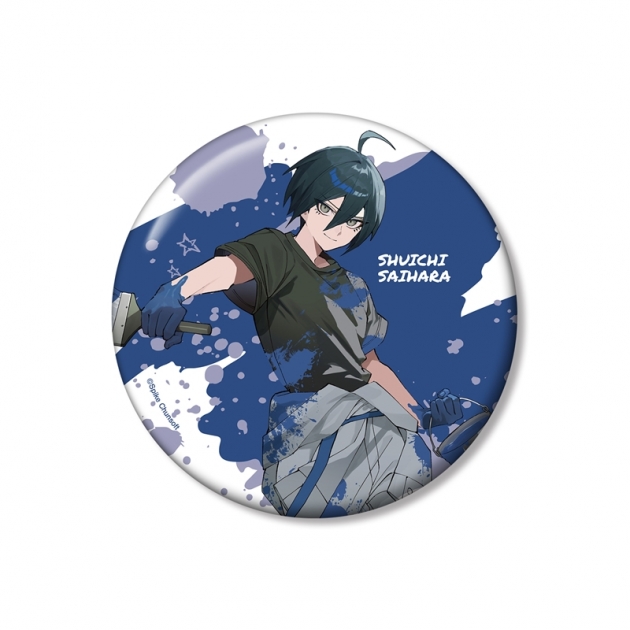 【グッズ-バッチ】ダンガンロンパシリーズ さくしゃ2さんイラスト 最原終一 ペイントスタイルver. 100mm缶バッジ

