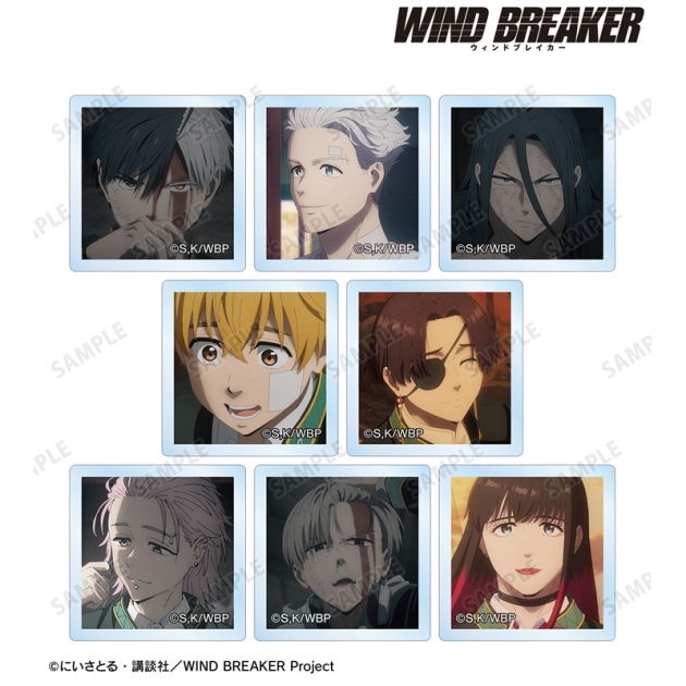 【グッズ-置きもの】TVアニメ『WIND BREAKER』 トレーディング場面写アクリルタイル
