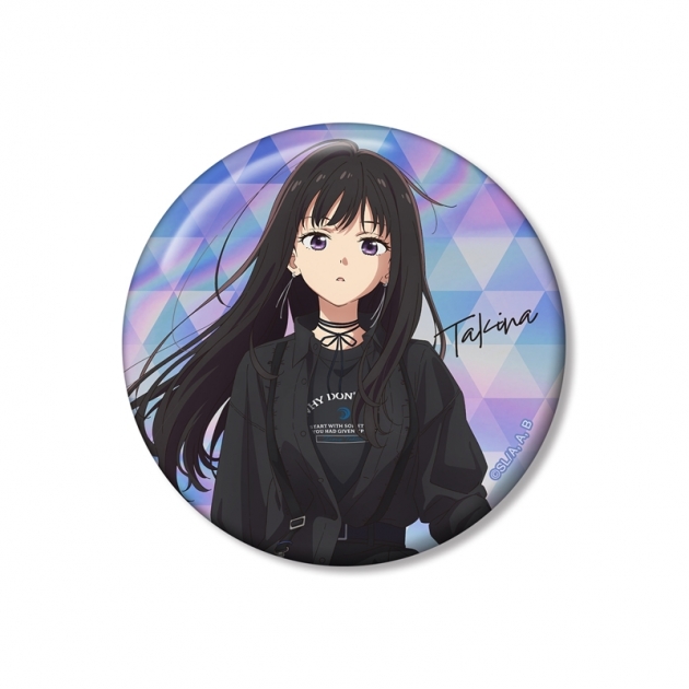 【グッズ-バッチ】TVアニメ「リコリス・リコイル」 meagratiaコラボ 描き下ろし 井ノ上たきな 75mmオーロラ缶バッジ
