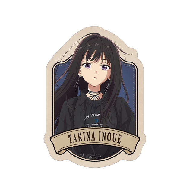 【グッズ-ステッカー】TVアニメ「リコリス・リコイル」 meagratiaコラボ 描き下ろし 井ノ上たきな ダイカットステッカー
