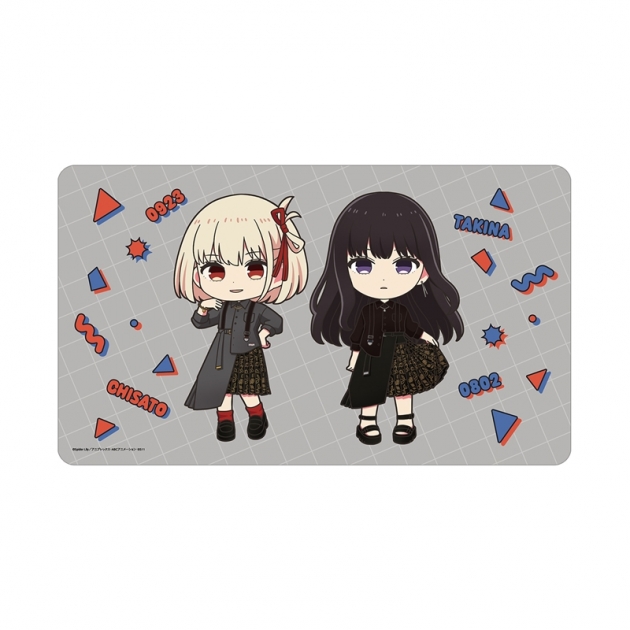 【グッズ-デスクマット】TVアニメ「リコリス・リコイル」 meagratiaコラボ 錦木千束&井ノ上たきな ちびキャラ マルチデスクマット ver.A
