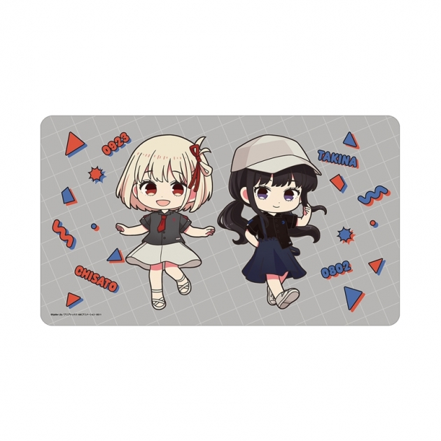【グッズ-デスクマット】TVアニメ「リコリス・リコイル」 meagratiaコラボ 錦木千束&井ノ上たきな ちびキャラ マルチデスクマット ver.B

