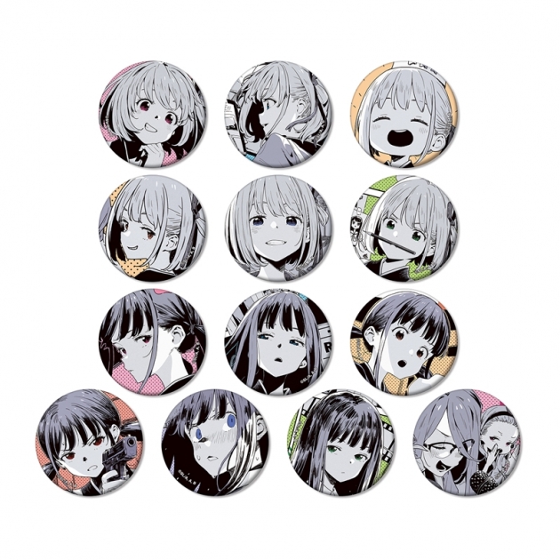 【グッズ-バッチ】TVアニメ「リコリス・リコイル」 トレーディングショートムービーマット缶バッジ【アニメイト特典付】
