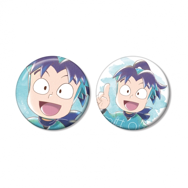 【グッズ-バッチ】忍たま乱太郎 摂津のきり丸 Ani-Art aqua label 第2弾 缶バッジ2個セット
