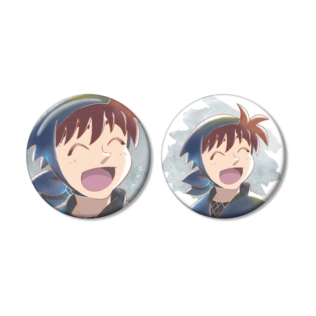 【グッズ-バッチ】忍たま乱太郎 土井半助 Ani-Art aqua label 第2弾 缶バッジ2個セット
