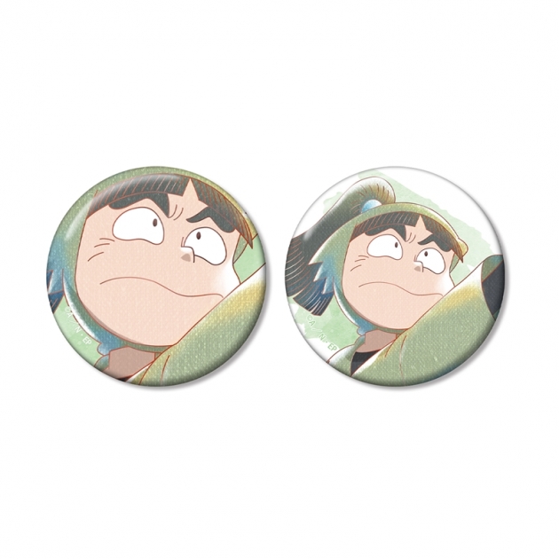 【グッズ-バッチ】忍たま乱太郎 神崎左門 Ani-Art aqua label 第2弾 缶バッジ2個セット
