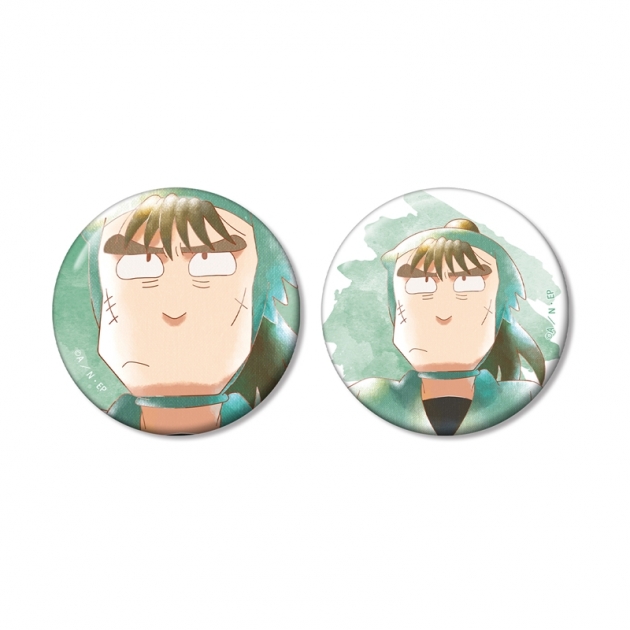【グッズ-バッチ】忍たま乱太郎 中在家長次 Ani-Art aqua label 第2弾 缶バッジ2個セット
