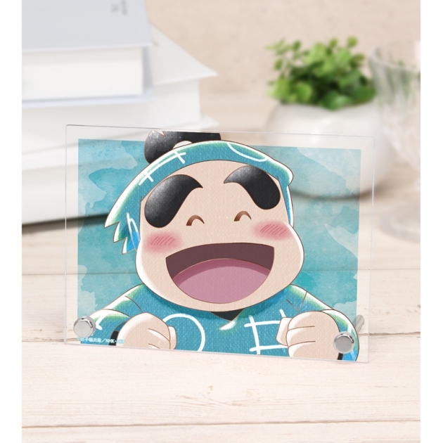 【グッズ-置きもの】忍たま乱太郎 福富しんべヱ Ani-Art aqua label 第2弾 A6アクリルパネル
