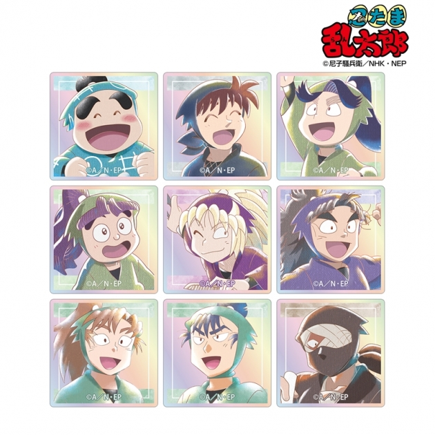 【グッズ-置きもの】忍たま乱太郎 トレーディング Ani-Art aqua label 第2弾 オーロラアクリルタイル ver.C
