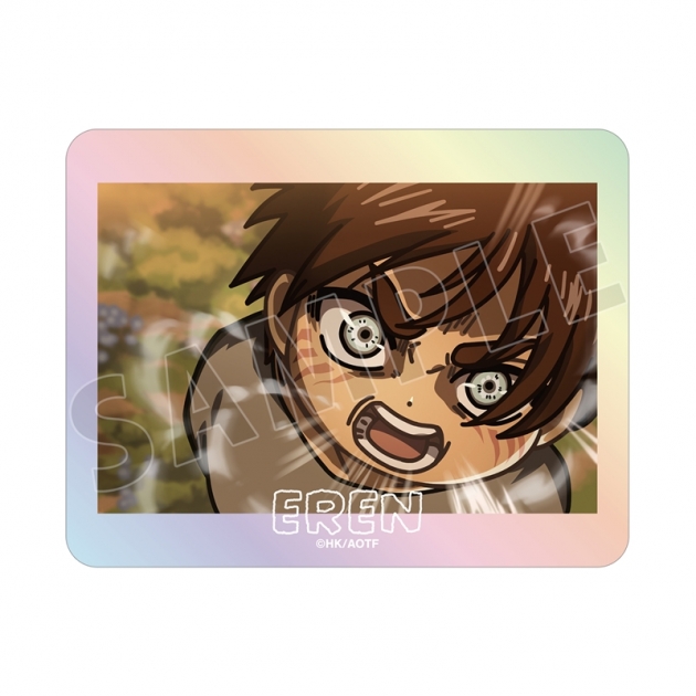 【グッズ-ステッカー】TVアニメ『進撃の巨人』 エレン ゆるコマ オーロラステッカー

