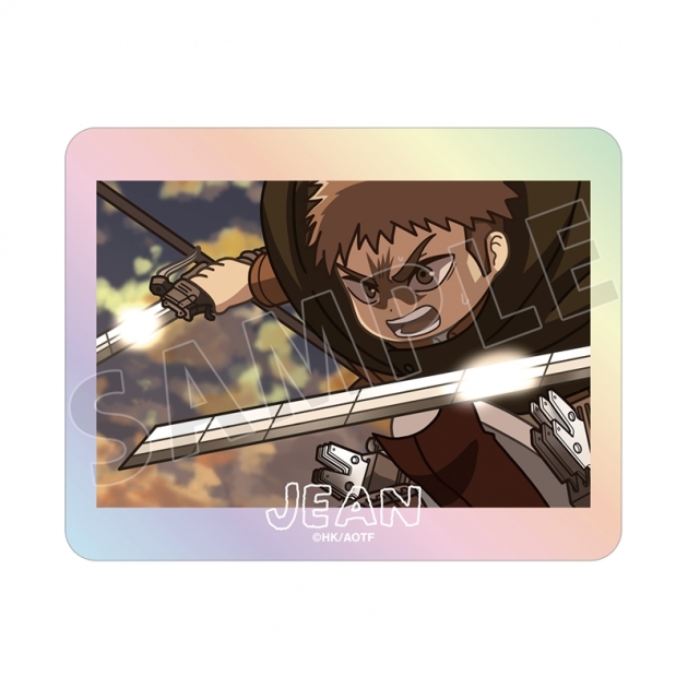 【グッズ-ステッカー】TVアニメ『進撃の巨人』 ジャン ゆるコマ オーロラステッカー
