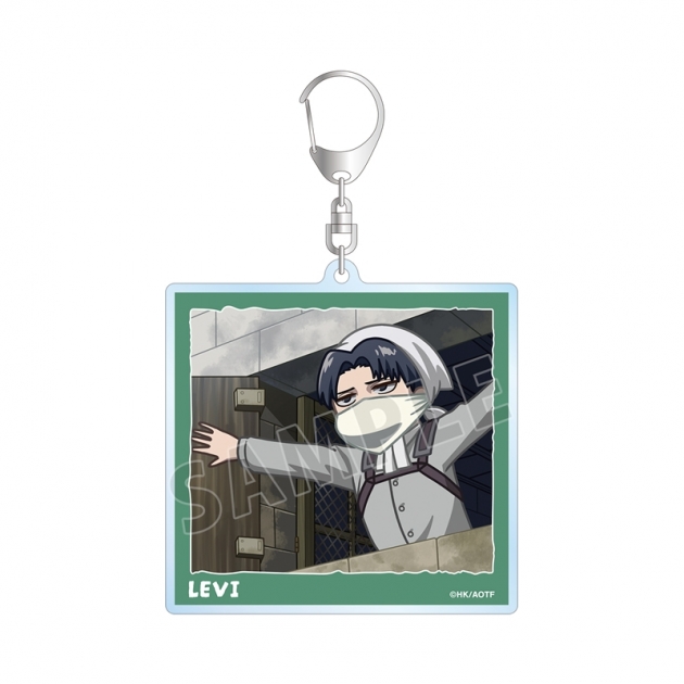 【グッズ-キーホルダー】TVアニメ『進撃の巨人』 リヴァイ ゆるコマ アクリルキーホルダー
