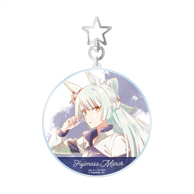 【グッズ-キーホルダー】アニメ『ウマ娘 シンデレラグレイ』 フジマサマーチ Ani-Art aqua label BIGアクリルキーホルダー
