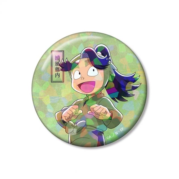 【グッズ-バッチ】忍たま乱太郎 描き下ろし 浦風藤内 みんなで歩むの段ver. 第2弾 75mmホログラム缶バッジ
