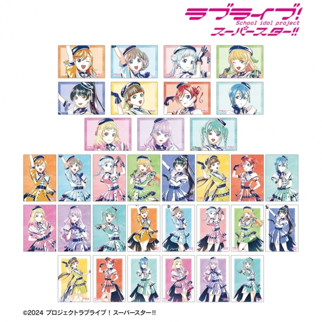 【グッズ-ブロマイド】ラブライブ!スーパースター!! 描き下ろし スーパースター!!ver. トレーディング Ani-Art ブロマイド3枚セット
