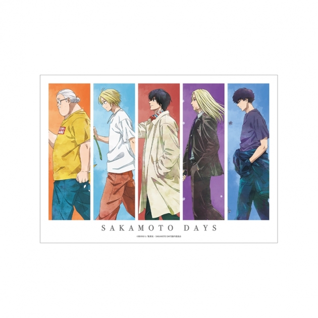 【グッズ-ポスター】TVアニメ『SAKAMOTO DAYS』 描き下ろし 集合 季節の歩みver. A3マット加工ポスター【アニメイト先行販売】