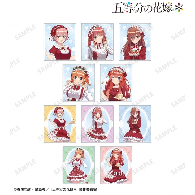 【グッズ-カード】五等分の花嫁* 描き下ろし ショートケーキイメージコーデver. トレーディングアクリルカード【アニメイト先行販売】
