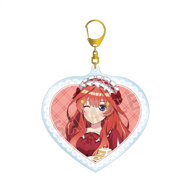 【グッズ-キーホルダー】五等分の花嫁* 描き下ろし 中野五月 ショートケーキイメージコーデver. BIGアクリルキーホルダー【アニメイト先行販売】
