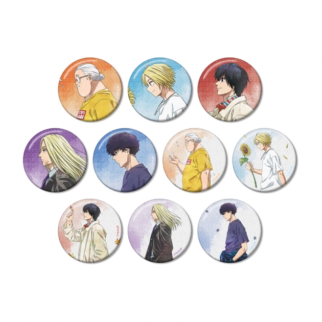 【グッズ-バッチ】TVアニメ『SAKAMOTO DAYS』 描き下ろし 季節の歩みver. トレーディンググリッター缶バッジ【アニメイト限定】【アニメイト特典付】