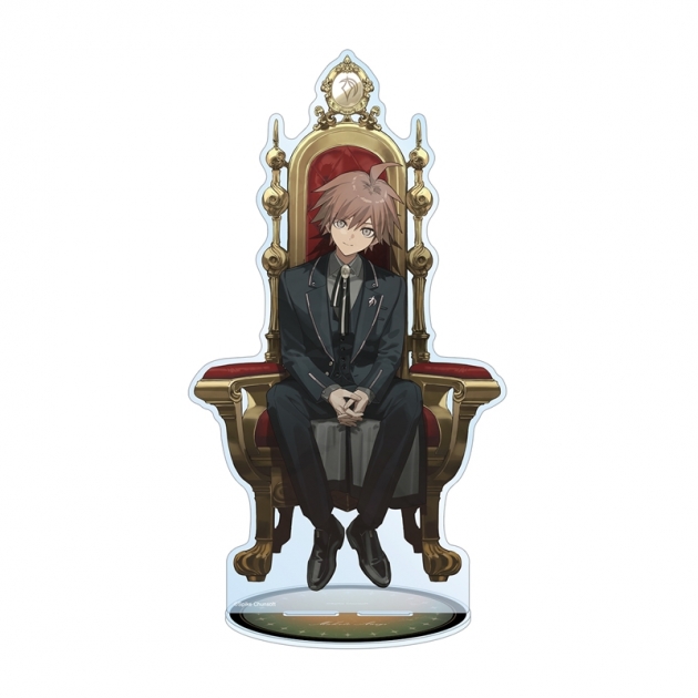 【グッズ-スタンドポップ】ダンガンロンパシリーズ およさんイラスト 苗木誠 玉座ver. 特大アクリルスタンド【アニメイト先行販売】
