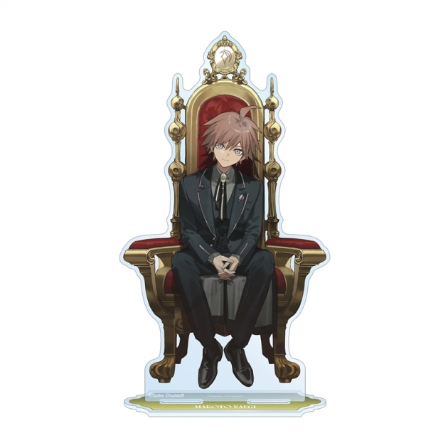 【グッズ-スタンドポップ】ダンガンロンパシリーズ およさんイラスト 苗木誠 玉座ver. BIGアクリルスタンド【アニメイト先行販売】
