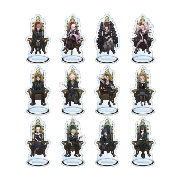 【グッズ-スタンドポップ】ダンガンロンパシリーズ およさんイラスト 玉座ver. トレーディングミニアクリルスタンド【アニメイト先行販売】
