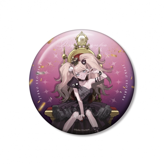 【グッズ-バッチ】ダンガンロンパシリーズ およさんイラスト 江ノ島盾子 玉座ver. 100mm缶バッジ【アニメイト先行販売】
