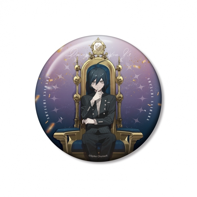 【グッズ-バッチ】ダンガンロンパシリーズ およさんイラスト 最原終一 玉座ver. 100mm缶バッジ【アニメイト先行販売】
