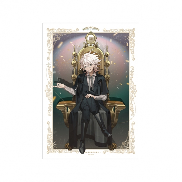 【グッズ-ポスター】ダンガンロンパシリーズ およさんイラスト 狛枝凪斗 玉座ver. A3マット加工ポスター【アニメイト先行販売】
