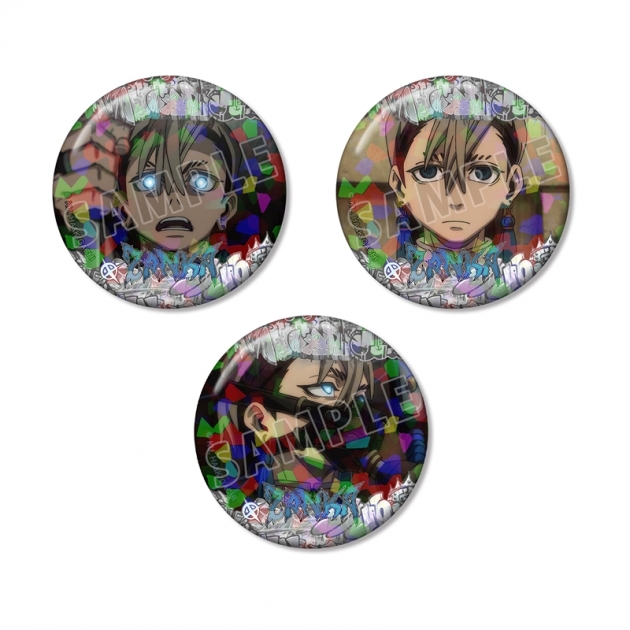 【グッズ-バッチ】TVアニメ『ガチアクタ』 ザンカ 場面写ホログラム缶バッジ3個セット
