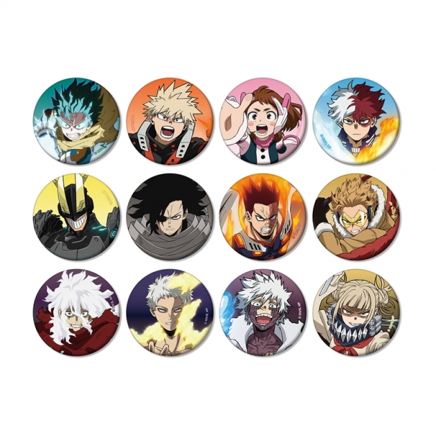 【グッズ-バッチ】TVアニメ『僕のヒーローアカデミア』 トレーディングマット缶バッジ vol.3【アニメイト特典付】
