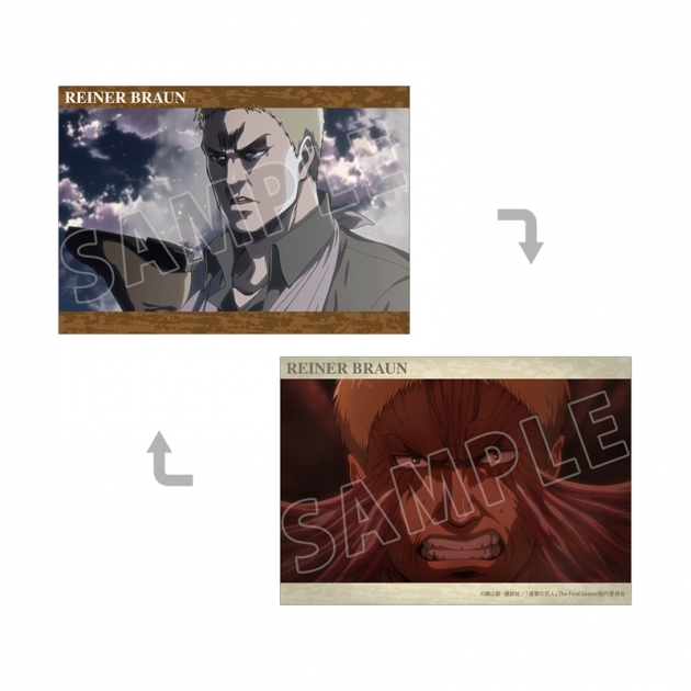 【グッズ-カード】TVアニメ『進撃の巨人』 ライナー 場面写A5イラストカード
