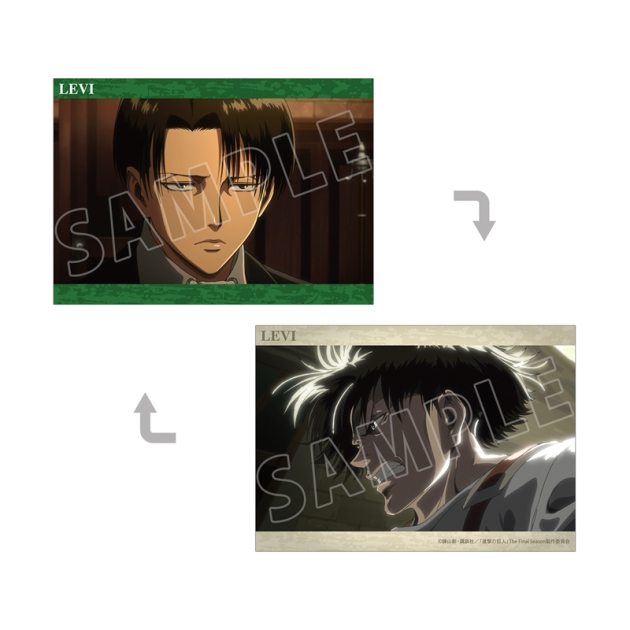 【グッズ-カード】TVアニメ『進撃の巨人』 リヴァイ 場面写A5イラストカード
