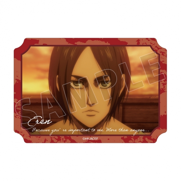 【グッズ-ステッカー】TVアニメ『進撃の巨人』 エレン 場面写ダイカットステッカー vol.3
