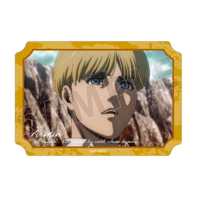 【グッズ-ステッカー】TVアニメ『進撃の巨人』 アルミン 場面写ダイカットステッカー vol.3
