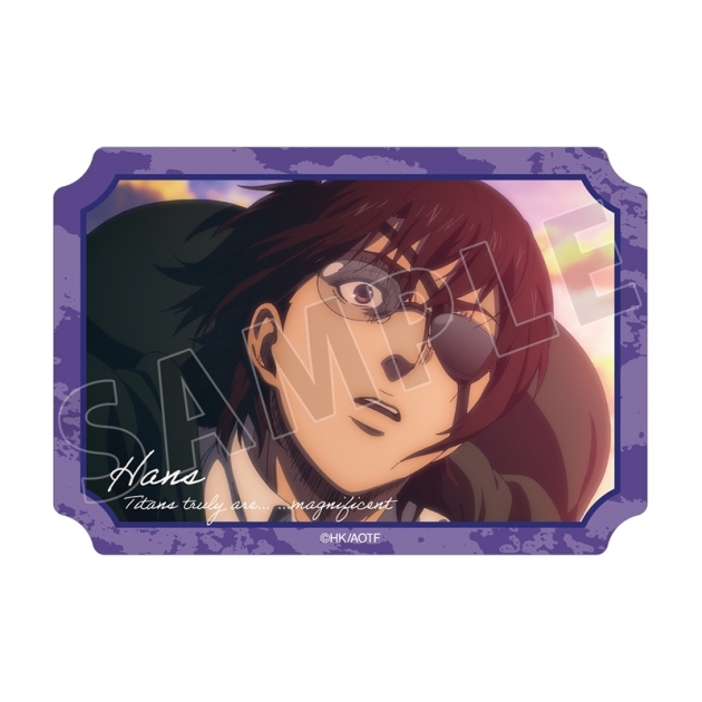 【グッズ-ステッカー】TVアニメ『進撃の巨人』 ハンジ 場面写ダイカットステッカー vol.3
